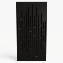 Narrow Acoustic Panel "Wave-F Fabric" Black