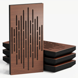 Narrow Acoustic Panel "Wave-F Fabric" Nut