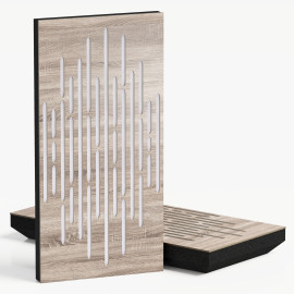 Narrow Acoustic Panel "Wave-F Fabric" Sonoma