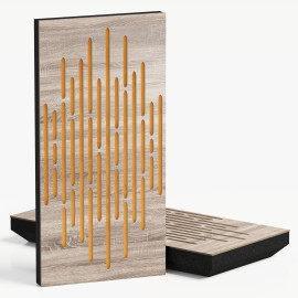 Narrow Acoustic Panel "Wave-F Fabric" Sonoma