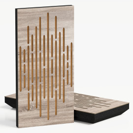 Narrow Acoustic Panel "Wave-F Fabric" Sonoma