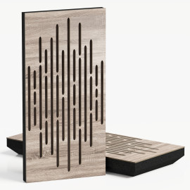 Narrow Acoustic Panel "Wave-F Fabric" Sonoma