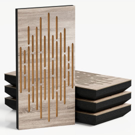 Narrow Acoustic Panel "Wave-F Fabric" Sonoma