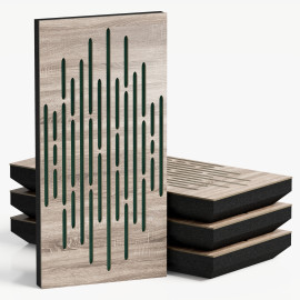Narrow Acoustic Panel "Wave-F Fabric" Sonoma