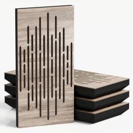 Narrow Acoustic Panel "Wave-F Fabric" Sonoma