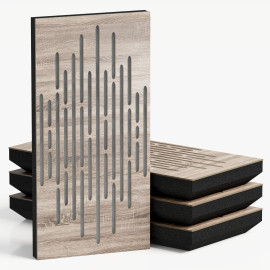 Narrow Acoustic Panel "Wave-F Fabric" Sonoma