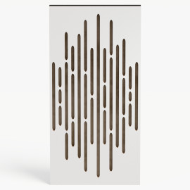 Narrow Acoustic Panel "Wave-F Fabric" White