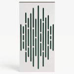 Narrow Acoustic Panel "Wave-F Fabric" White
