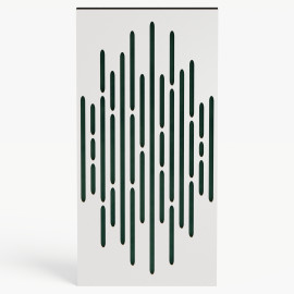 Narrow Acoustic Panel "Wave-F Fabric" White