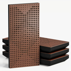 Narrow Acoustic Panel "WILDS-F Fabric" Nut