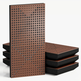 Narrow Acoustic Panel "WILDS-F Fabric" Nut