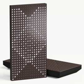 Narrow Acoustic Panel "WILDS-F Fabric" Wenge