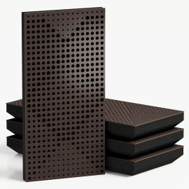 Narrow Acoustic Panel "WILDS-F Fabric" Wenge