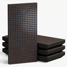 Narrow Acoustic Panel "WILDS-F Fabric" Wenge