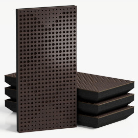 Narrow Acoustic Panel "WILDS-F Fabric" Wenge