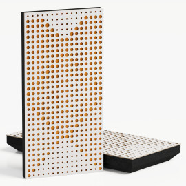 Narrow Acoustic Panel "WILDS-F Fabric" White