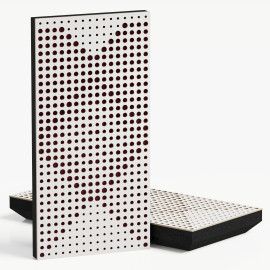 Narrow Acoustic Panel "WILDS-F Fabric" White
