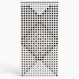 Narrow Acoustic Panel "WILDS-F Fabric" White