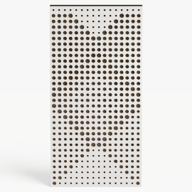 Narrow Acoustic Panel "WILDS-F Fabric" White