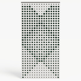 Narrow Acoustic Panel "WILDS-F Fabric" White