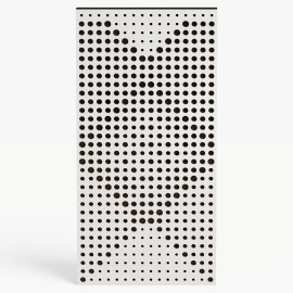 Narrow Acoustic Panel "WILDS-F Fabric" White