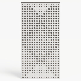 Narrow Acoustic Panel "WILDS-F Fabric" White