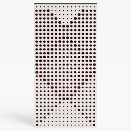 Narrow Acoustic Panel "WILDS-F Fabric" White
