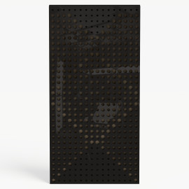 Narrow Acoustic Panel "WILDS-F Fabric" Black Gloss