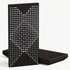 Narrow Acoustic Panel "WILDS-F Fabric" Black