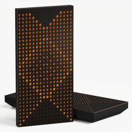 Narrow Acoustic Panel "WILDS-F Fabric" Black
