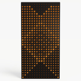 Narrow Acoustic Panel "WILDS-F Fabric" Black