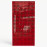 Narrow Acoustic Panel "WILDS-F Fabric" Red Gloss