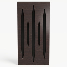 Narrow Acoustic Panel "Pulsar-F Fabric" Wenge
