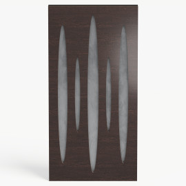 Narrow Acoustic Panel "Pulsar-F Fabric" Wenge