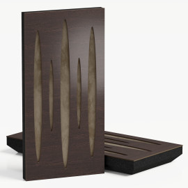 Narrow Acoustic Panel "Pulsar-F Fabric" Wenge