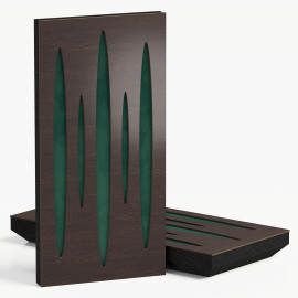 Narrow Acoustic Panel "Pulsar-F Fabric" Wenge