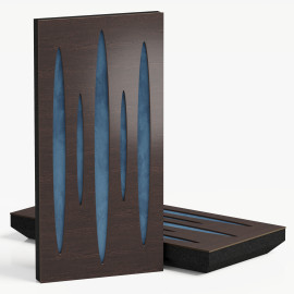 Narrow Acoustic Panel "Pulsar-F Fabric" Wenge