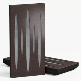 Narrow Acoustic Panel "Pulsar-F Fabric" Wenge