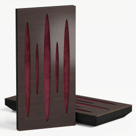 Narrow Acoustic Panel "Pulsar-F Fabric" Wenge