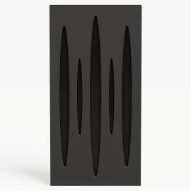 Narrow Acoustic Panel "Pulsar-F Fabric" Black