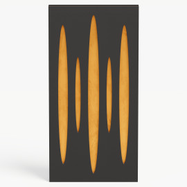 Narrow Acoustic Panel "Pulsar-F Fabric" Black