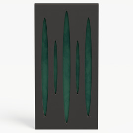 Narrow Acoustic Panel "Pulsar-F Fabric" Black