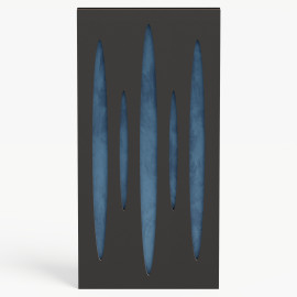 Narrow Acoustic Panel "Pulsar-F Fabric" Black