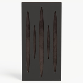 Narrow Acoustic Panel "Pulsar-F Fabric" Black