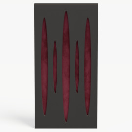 Narrow Acoustic Panel "Pulsar-F Fabric" Black