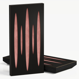 Narrow Acoustic Panel "Pulsar-F Fabric" Black