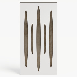 Narrow Acoustic Panel "Pulsar-F Fabric" White