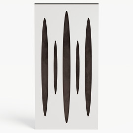 Narrow Acoustic Panel "Pulsar-F Fabric" White