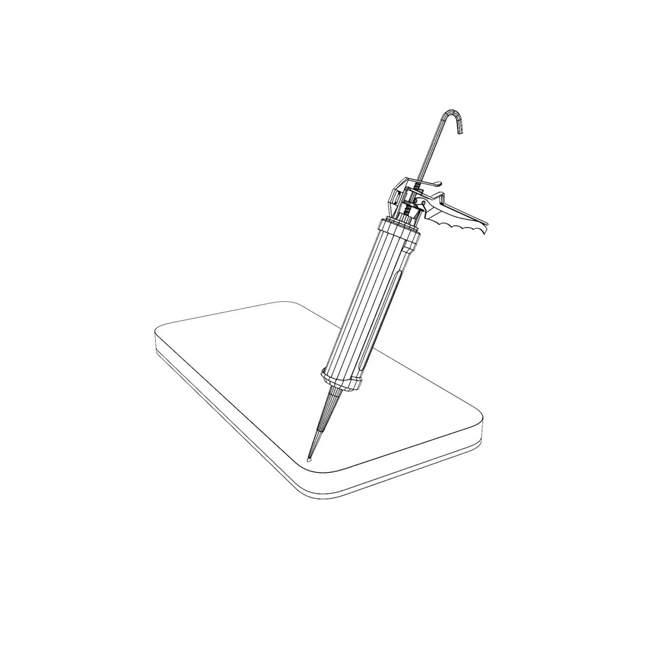 Demonstration of the installation of acoustic panel long «Pulsar mini» using adhesing.