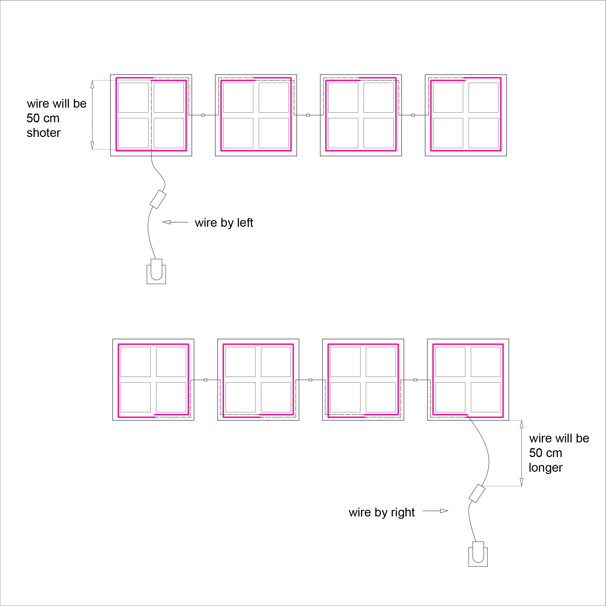 Demonstration of the installation of Acoustic panels with Led backlight SQUARE.